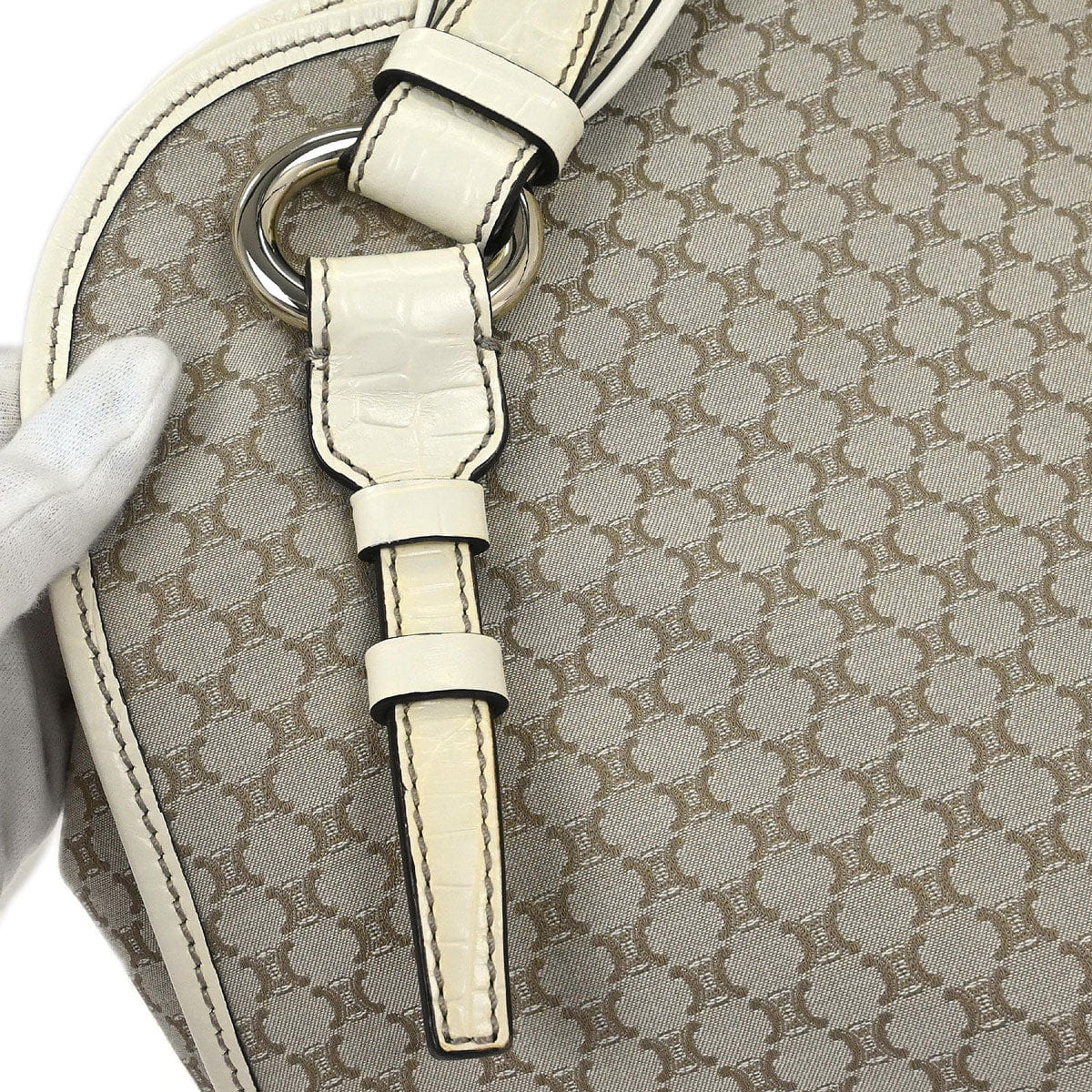 Celine * Beige Bittersweet Macadam Handbag