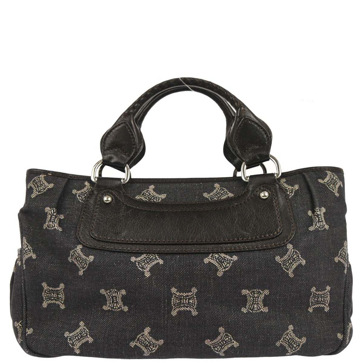 Celine * Black Denim Boogie Bag Handbag