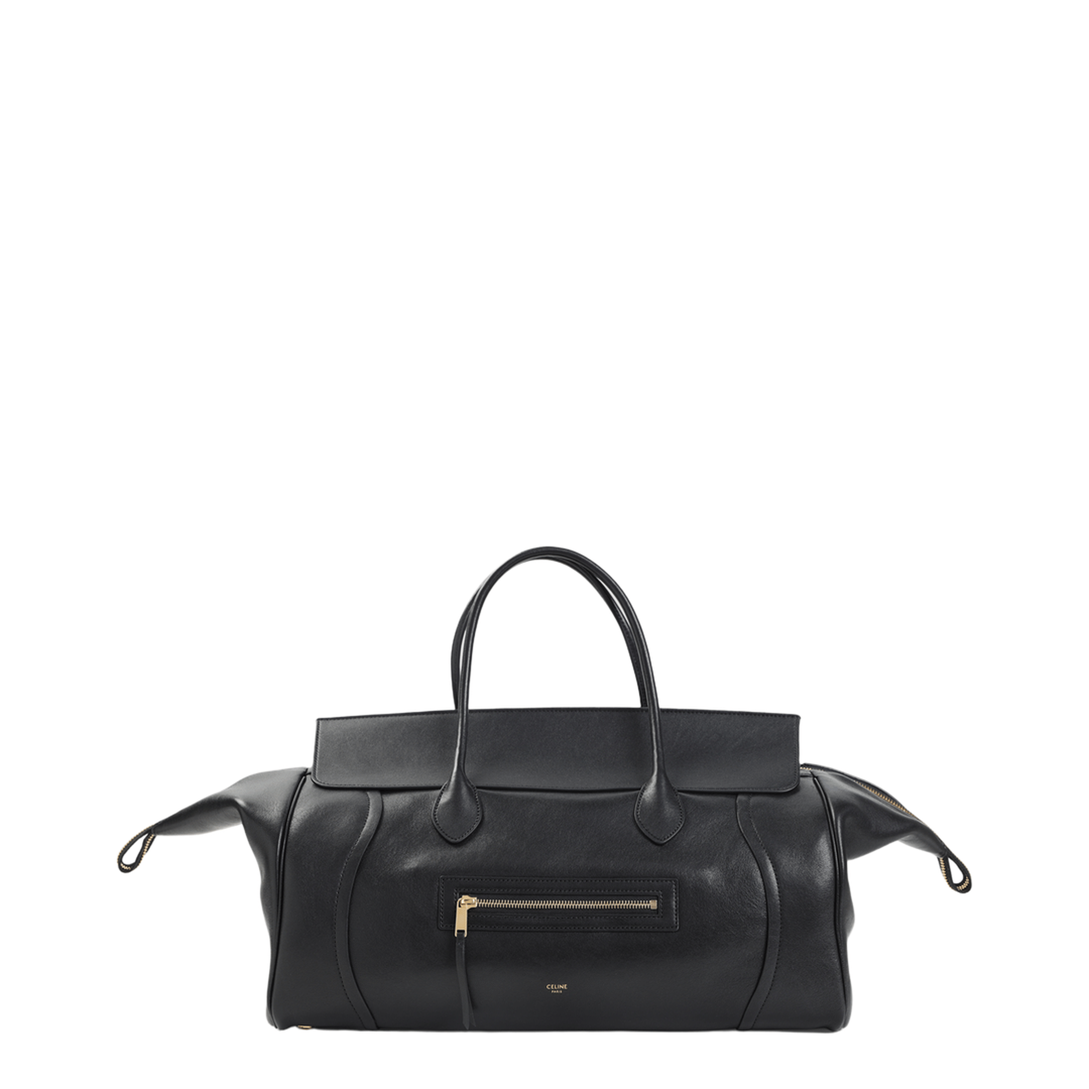 Celine Luggage Lambskin Handbag - Soft Tan