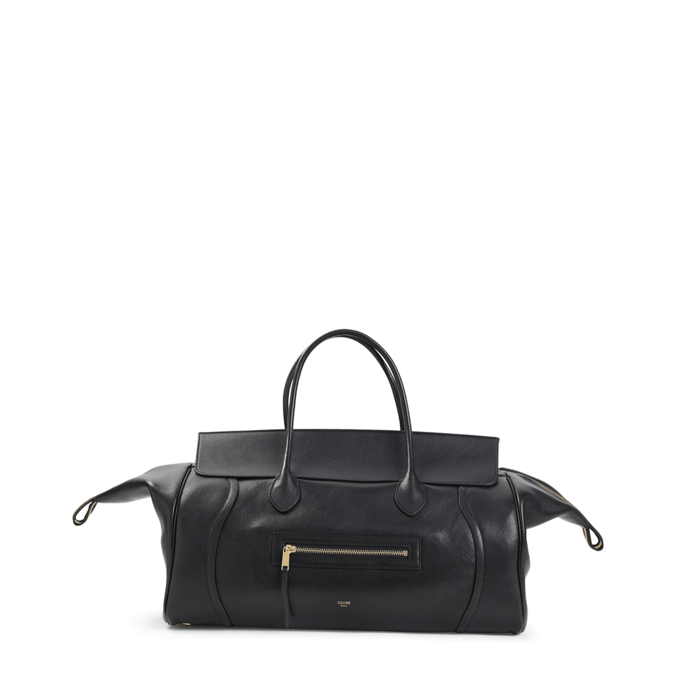 Celine Luggage Lambskin Handbag - Soft Tan