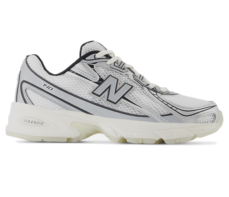 New Balance Mens New Balance 740 (White/Reflective Silver)