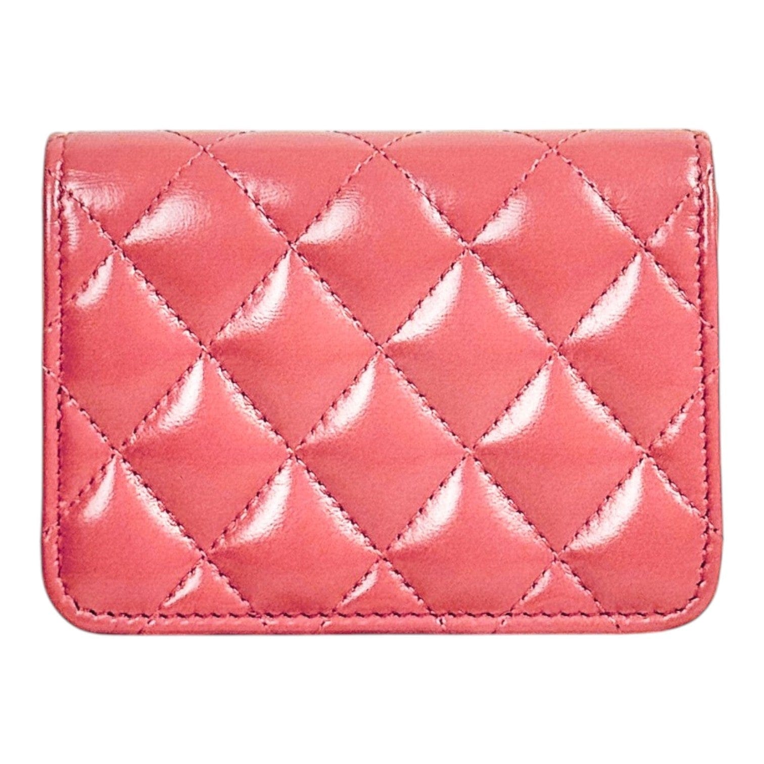 Chanel Pink Cardholder With Crossbody Chain Bag
