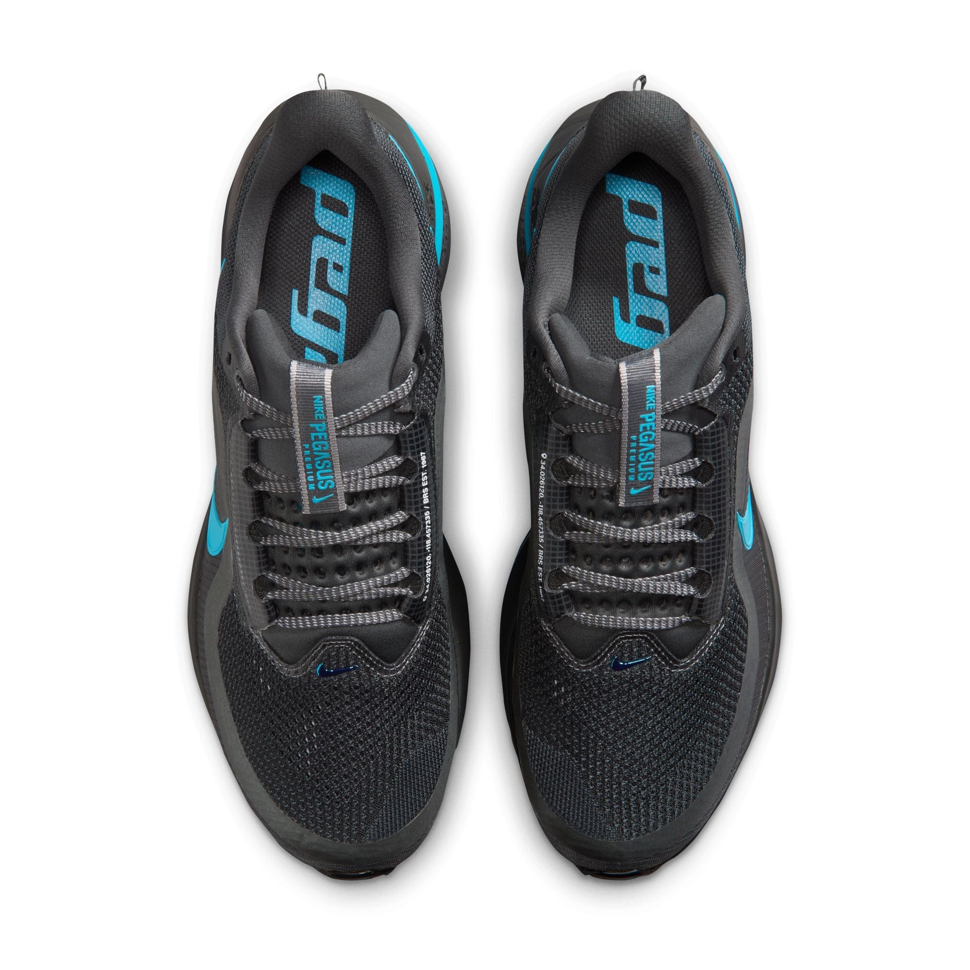 Nike Pegasus Premium (Anthracite/LT Current Blue)