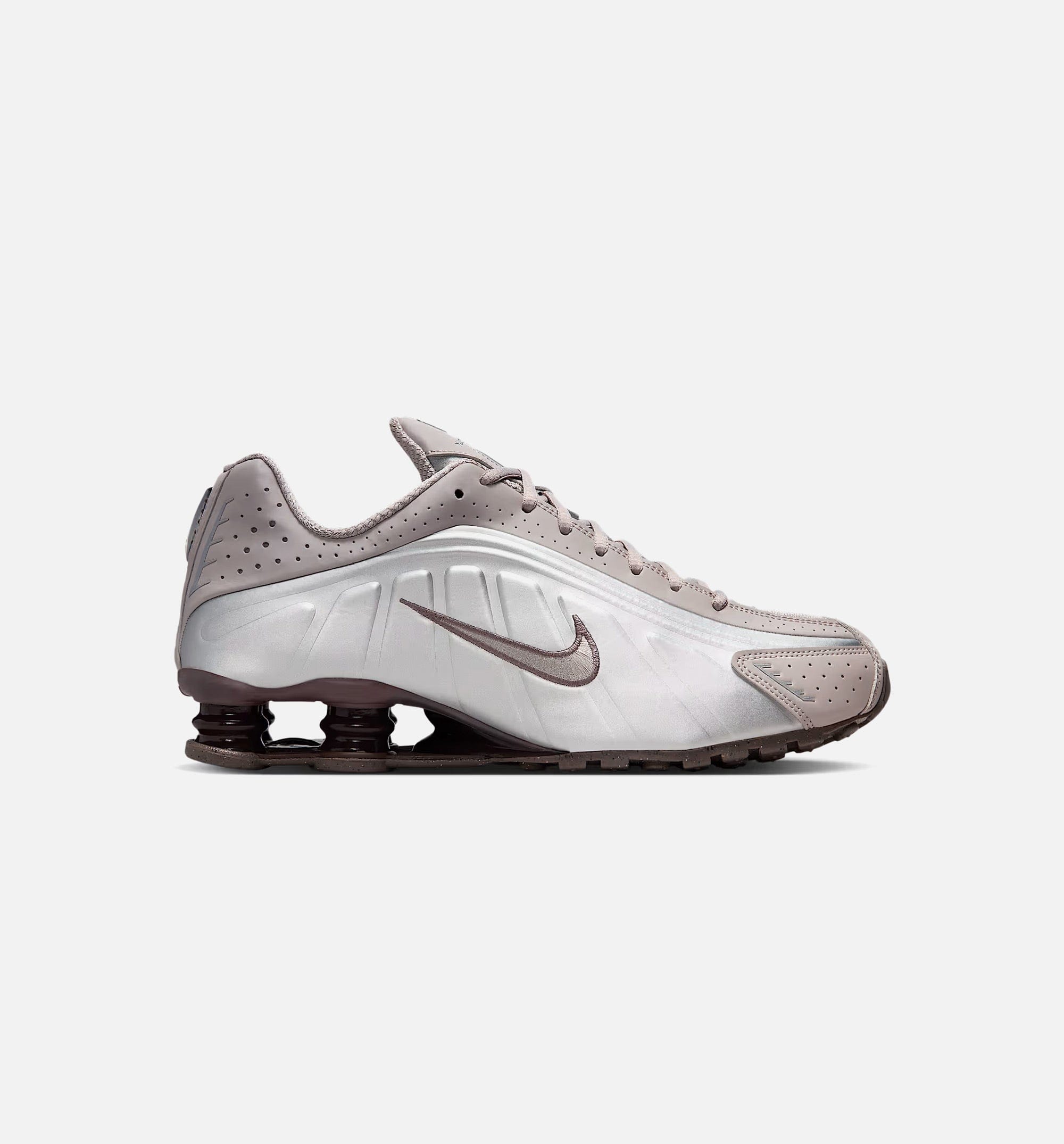 Nike Shox R4 Mens Lifestyle Shoe - Cave Stone/College Grey/Baroque Brown/Cave Stone