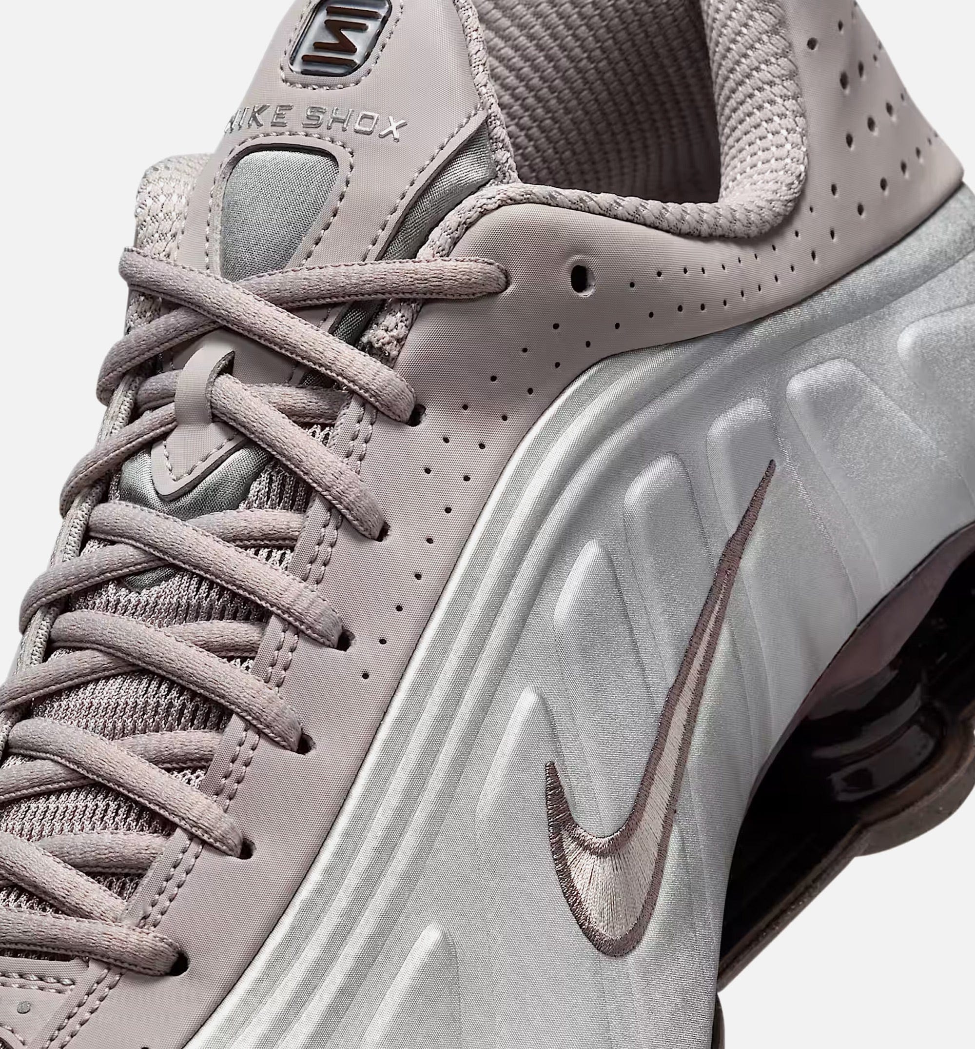Nike Shox R4 Mens Lifestyle Shoe - Cave Stone/College Grey/Baroque Brown/Cave Stone