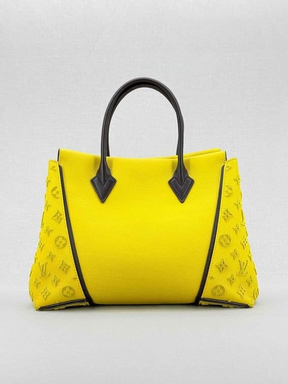 Louis Vuitton W Yellow Monogram Tote Bag