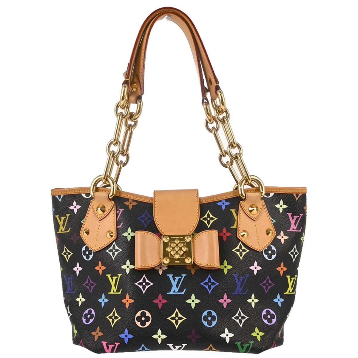 Louis Vuitton 2011 Monogram Multicolor Annie MM Tote Handbag M40308
