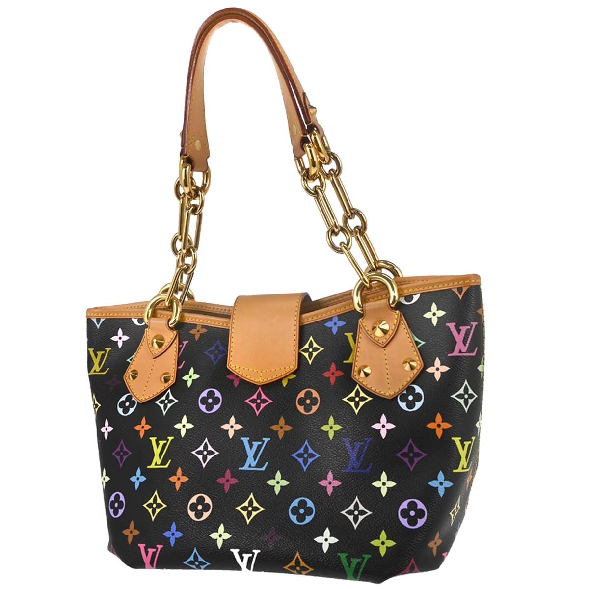 Louis Vuitton 2011 Monogram Multicolor Annie MM Tote Handbag M40308