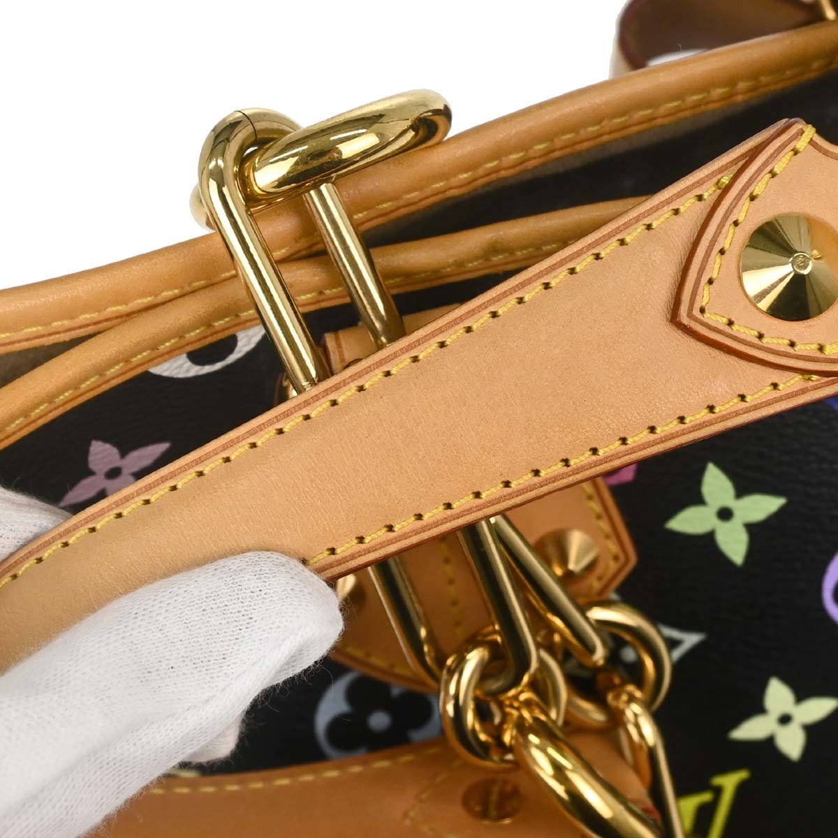 Louis Vuitton 2011 Monogram Multicolor Annie MM Tote Handbag M40308