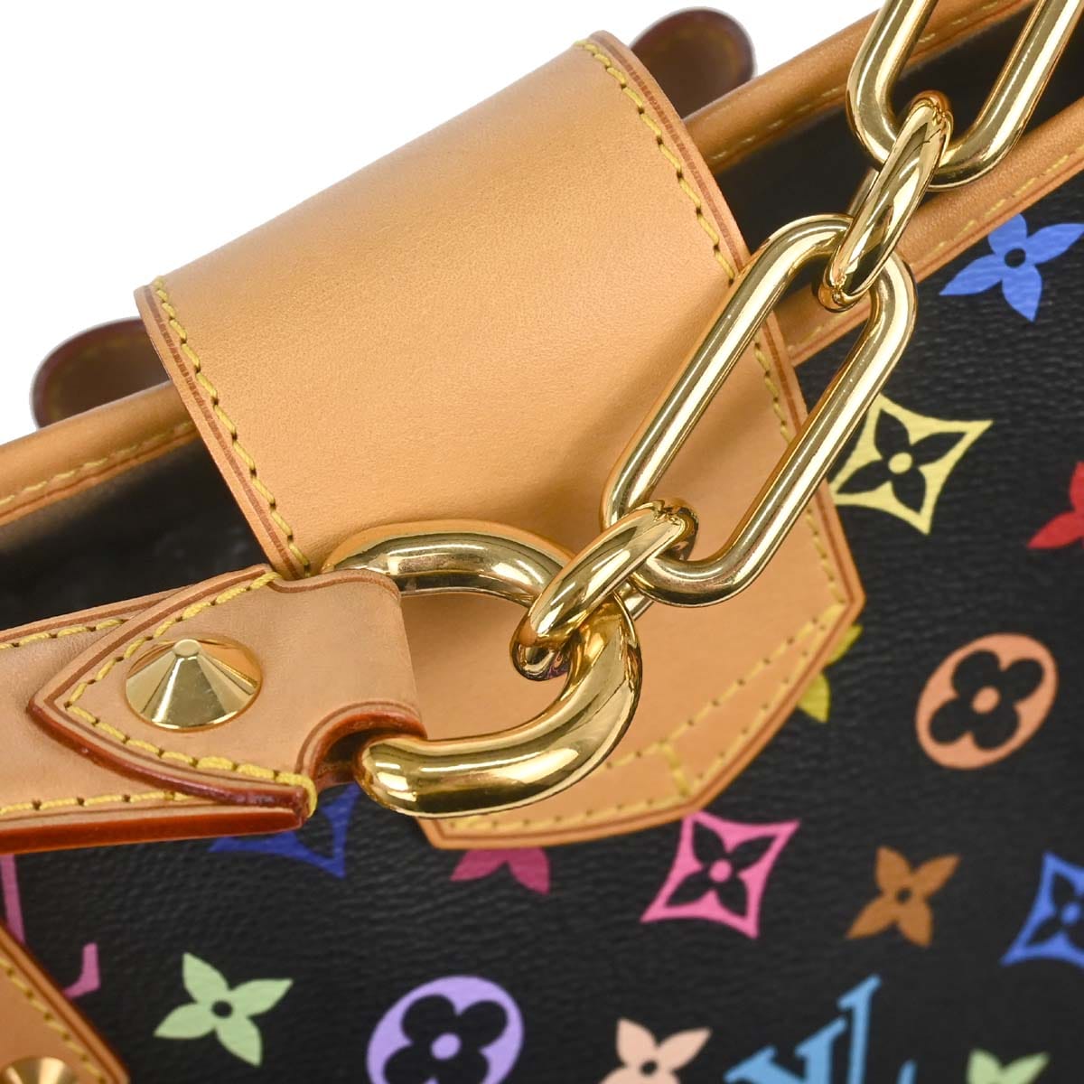 Louis Vuitton 2011 Monogram Multicolor Annie MM Tote Handbag M40308