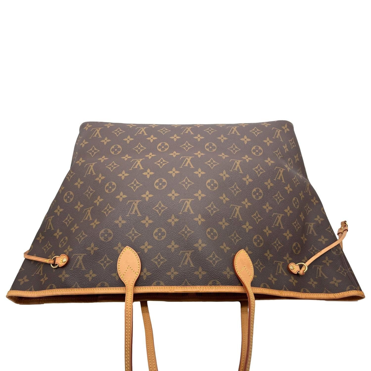 LOUIS VUITTON Neverfull GM Monogram Canvas Tote Bag Brown