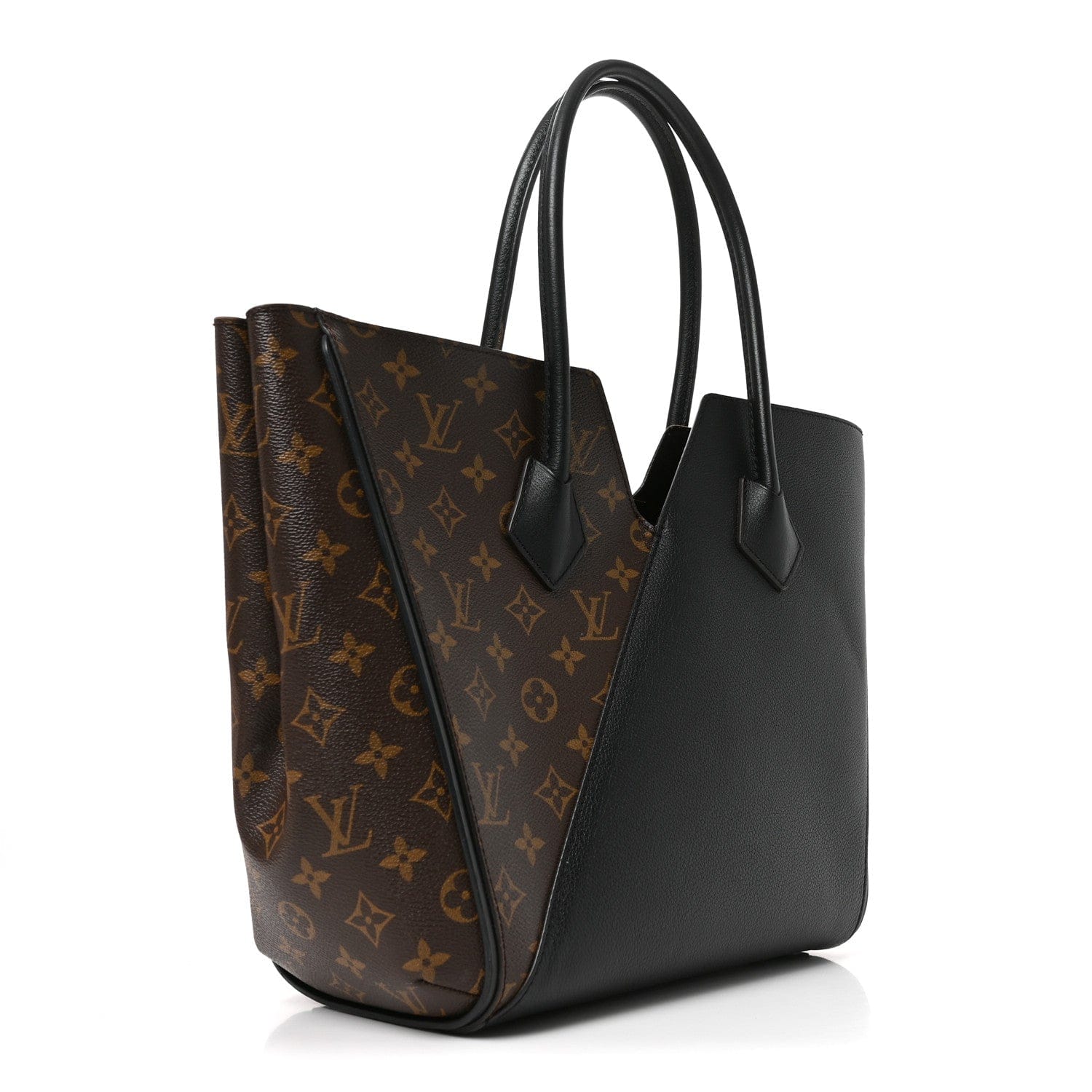 Louis Vuitton Calfskin Monogram Kimono Tote Black