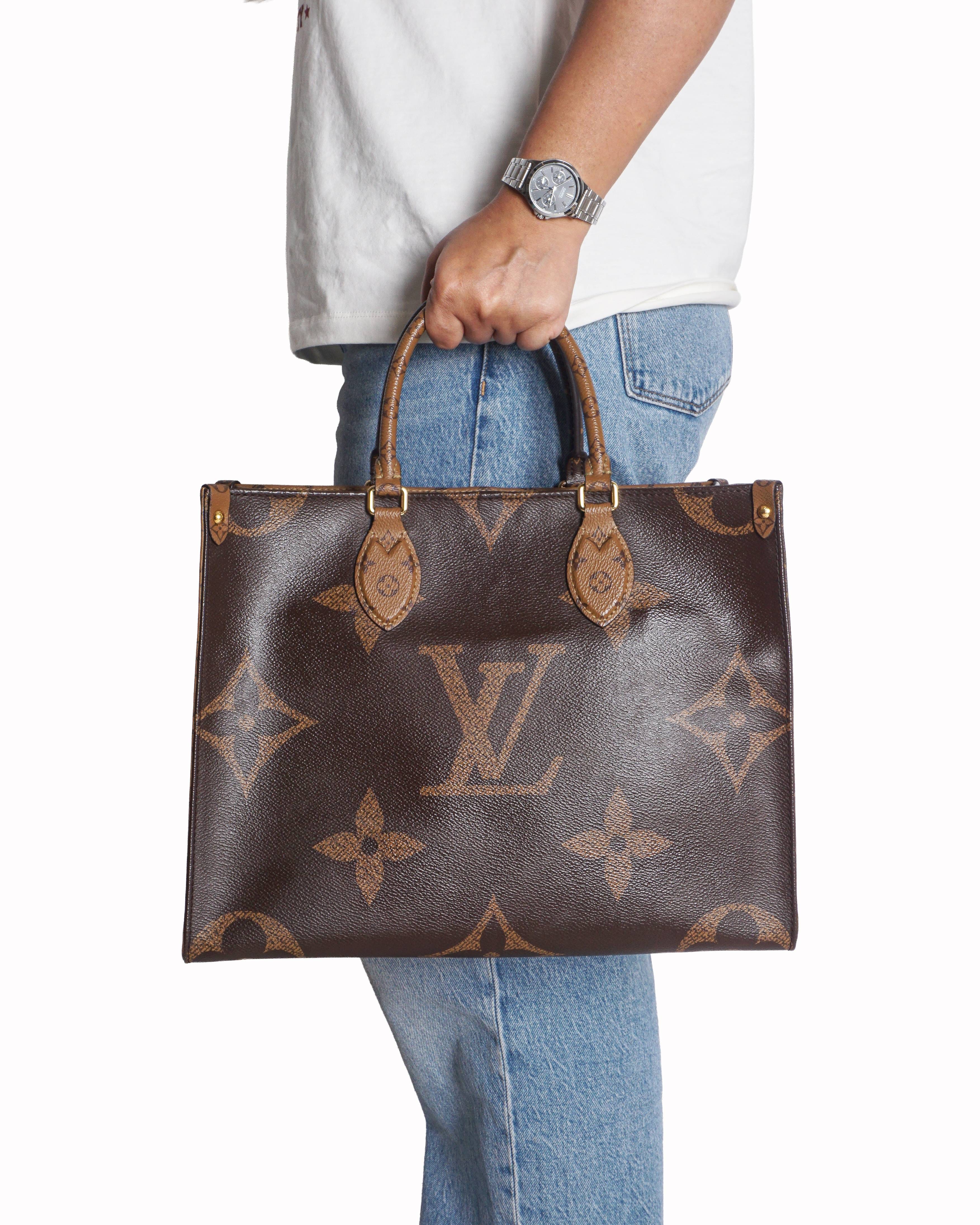 Louis Vuitton OnTheGo GM Monogram Reverse Tote Bag