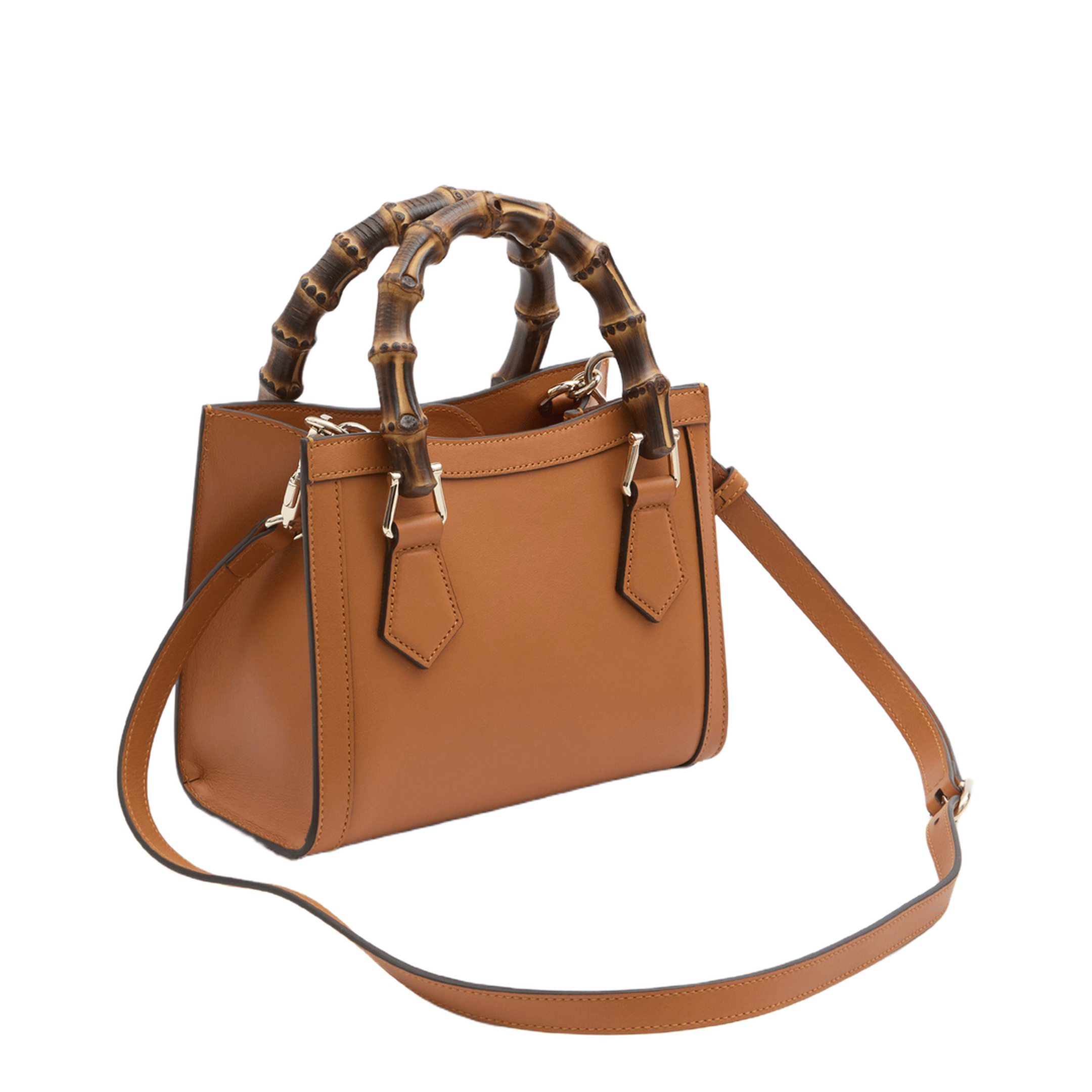 Gucci Diana Small Leather Tote Bag - Orange