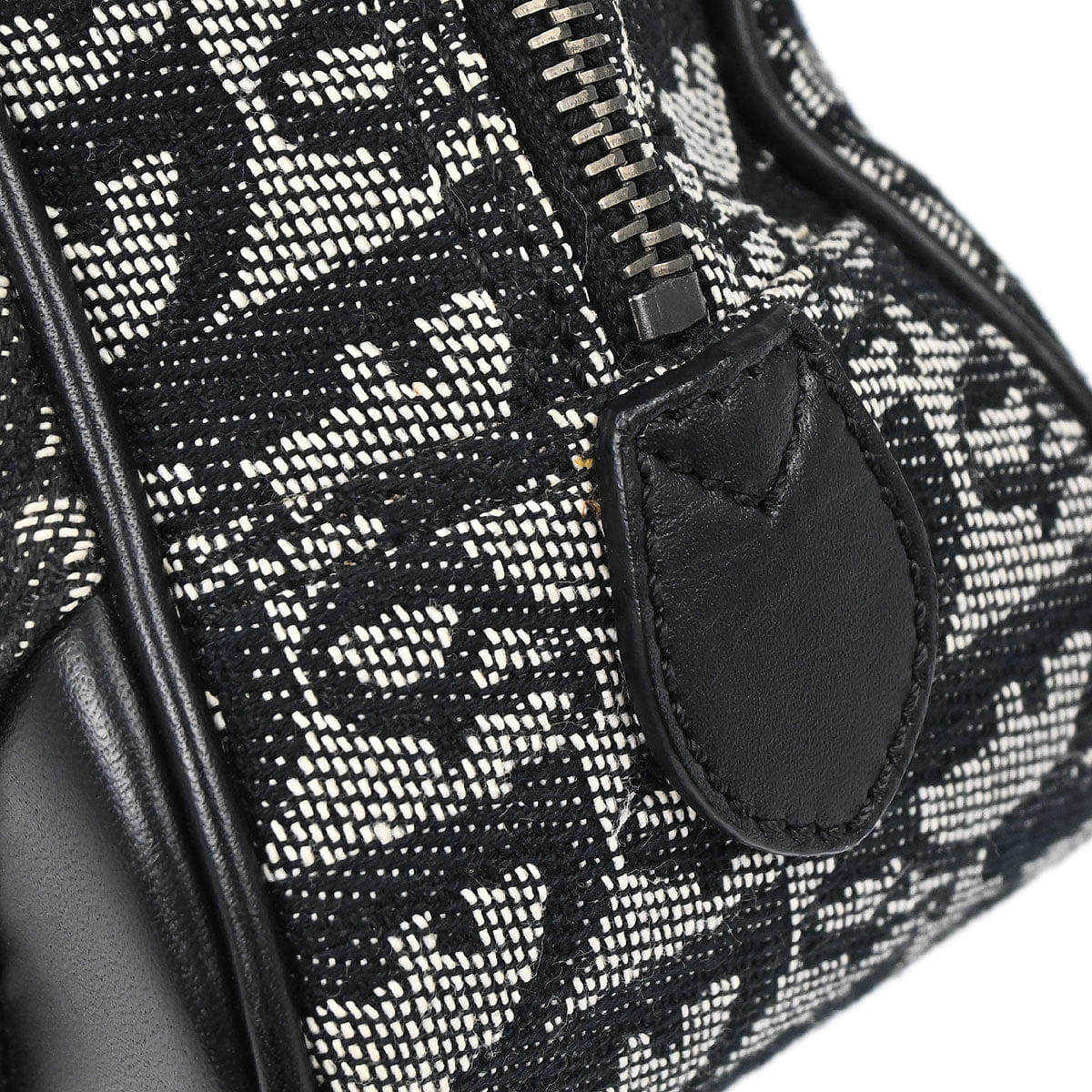 Christian Dior Black Trotter Double Saddle Handbag