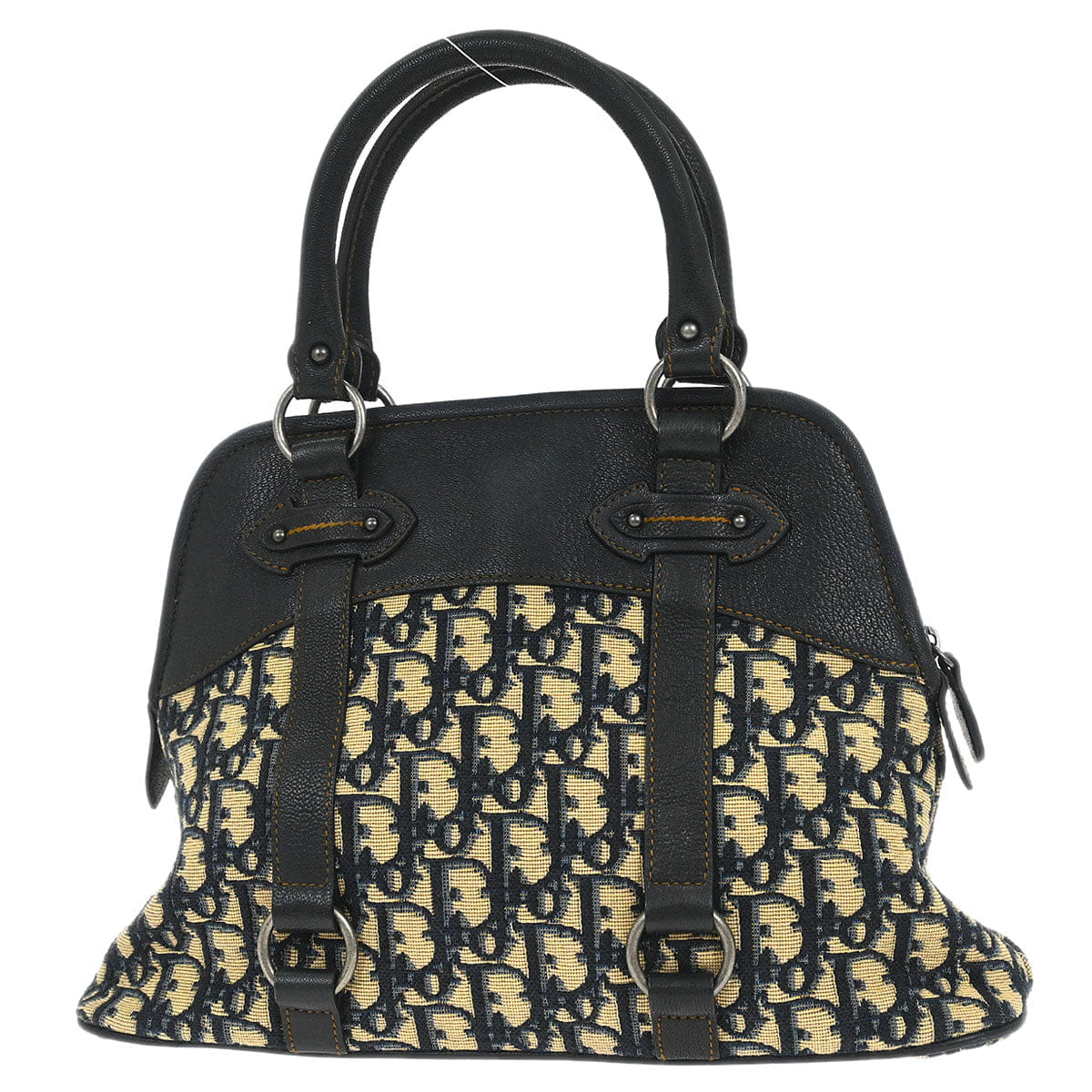 Christian Dior Navy Beige Trotter Handbag