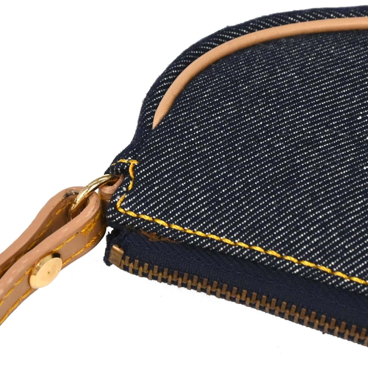 Christian Dior 2001 Navy Denim Saddle Handbag