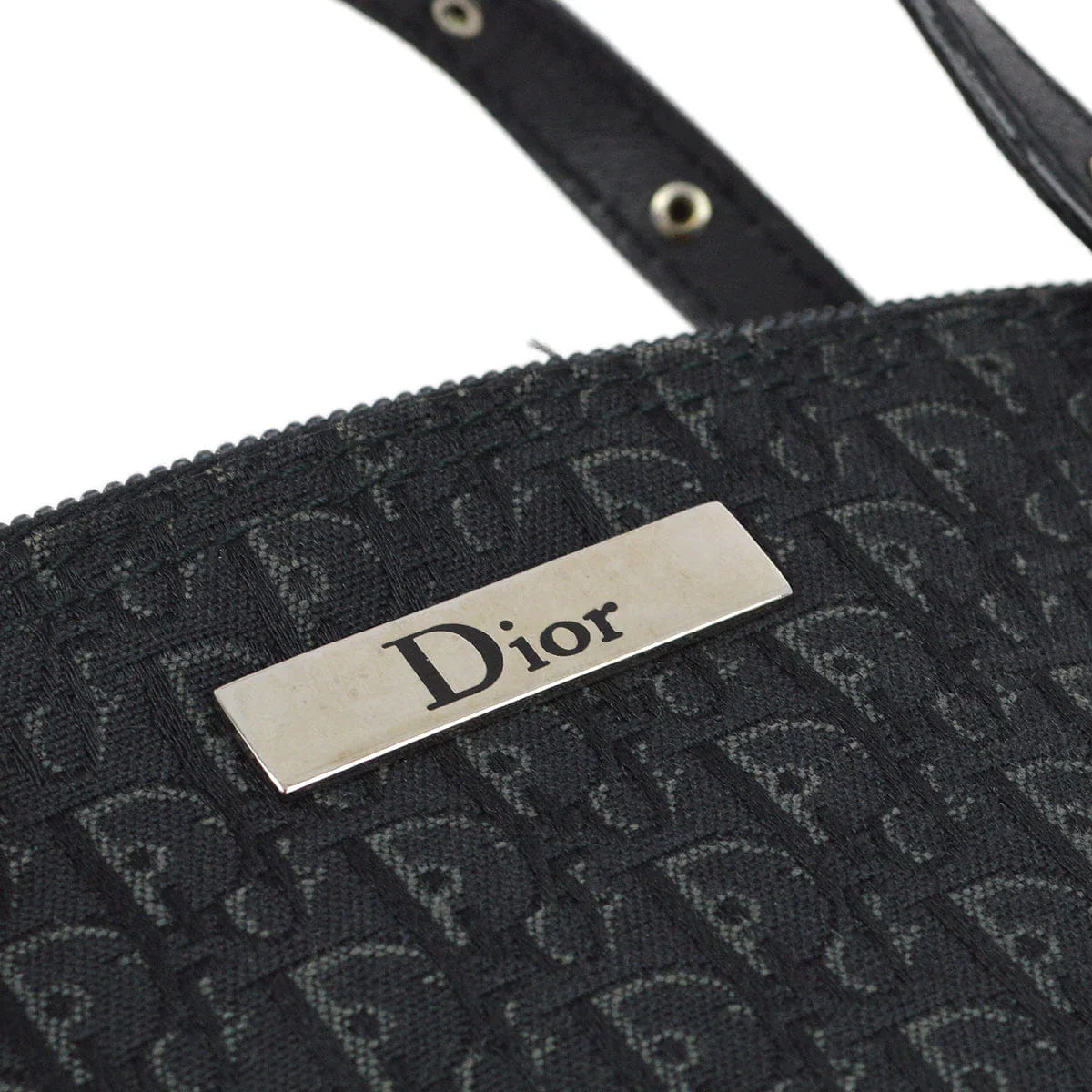 Christian Dior 2003 Black Street Chic Trotter Handbag