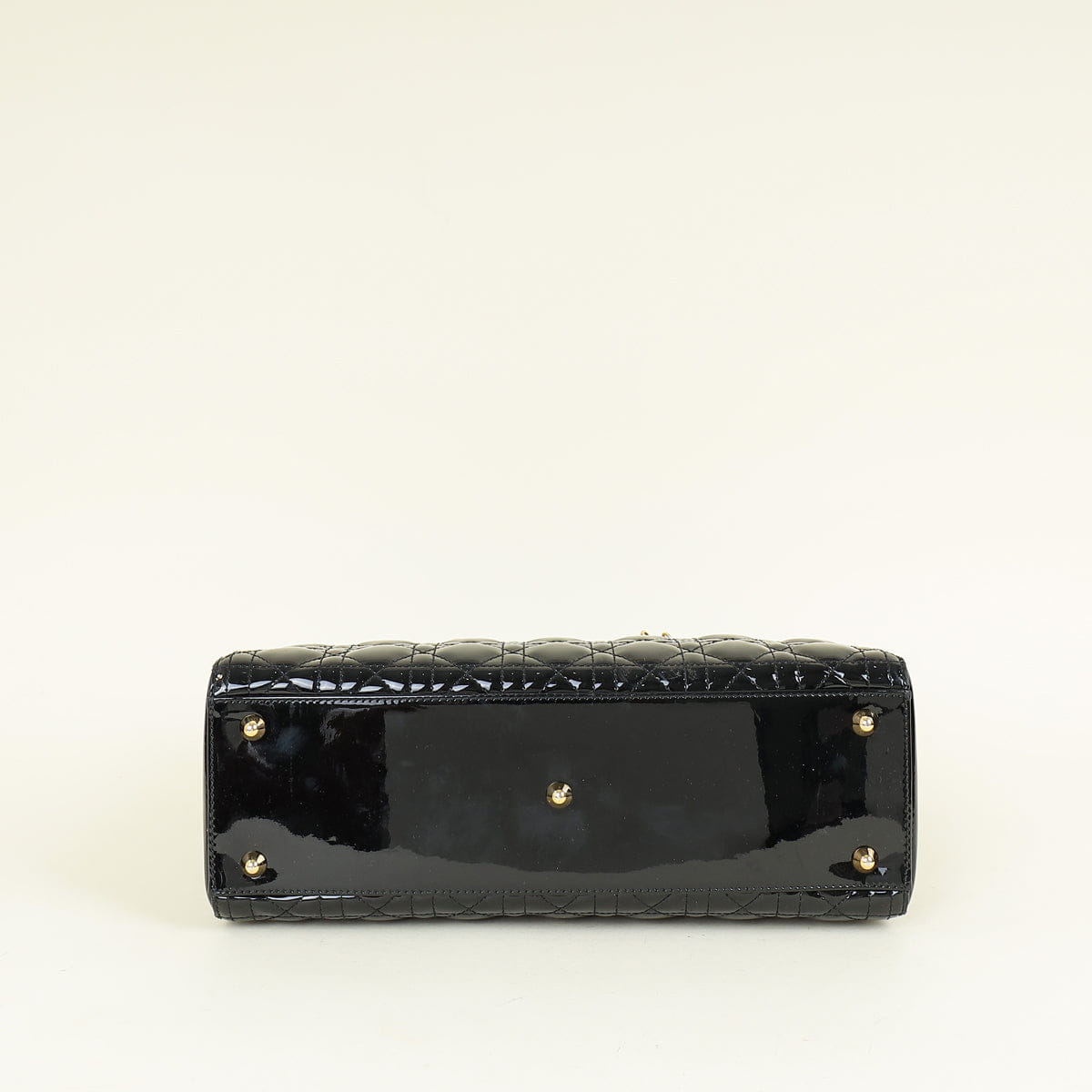 Christian Dior Black Lady Dior Large Bag