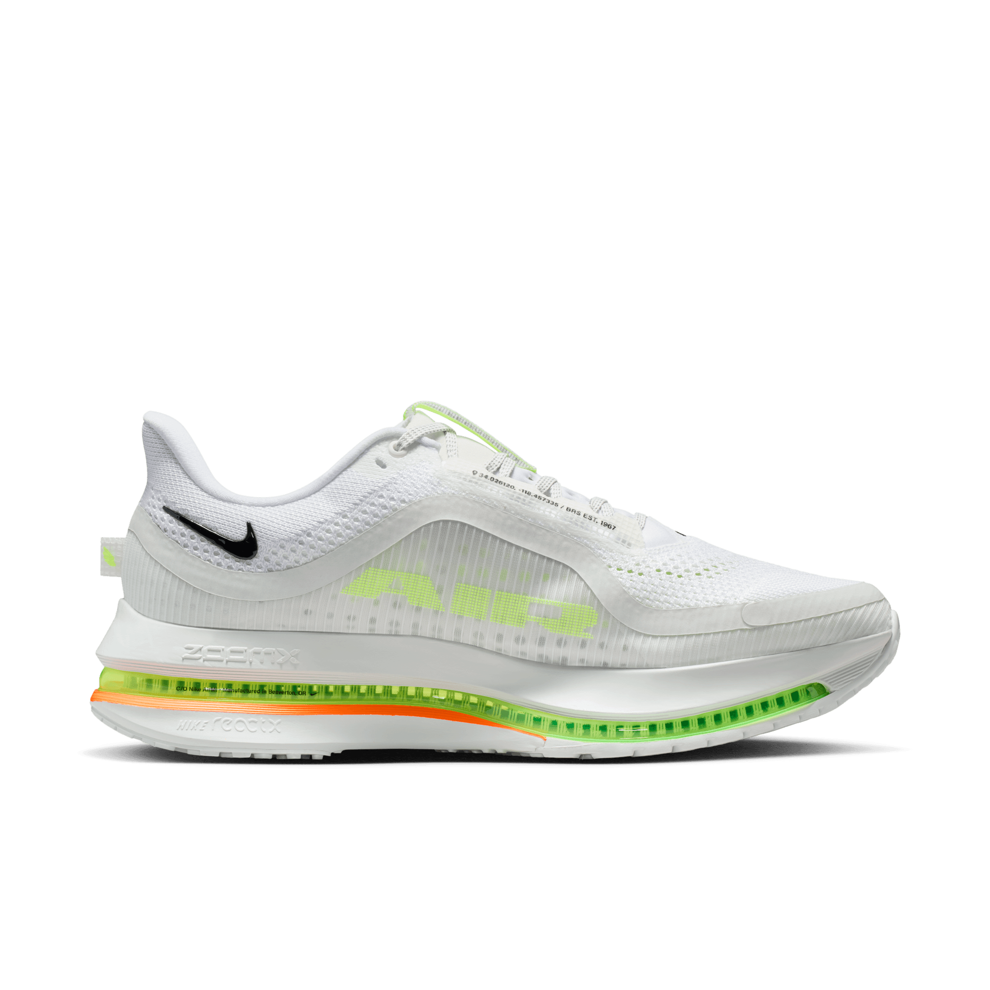 Nike PEGASUS PREMIUM - WHITE / VOLT / BLACK