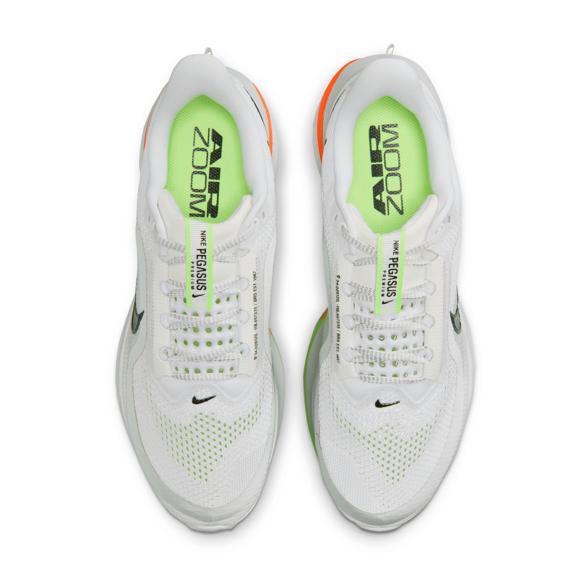 Nike PEGASUS PREMIUM - WHITE / VOLT / BLACK