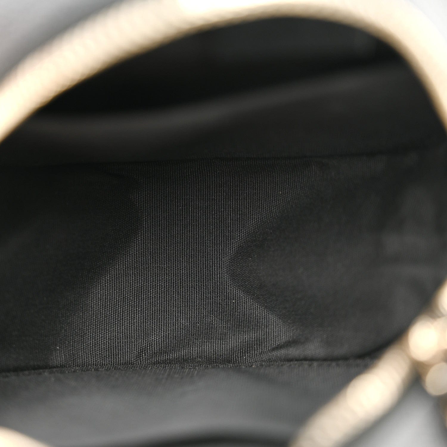 Chanel Caviar Quilted Round Filigree Crossbody Black