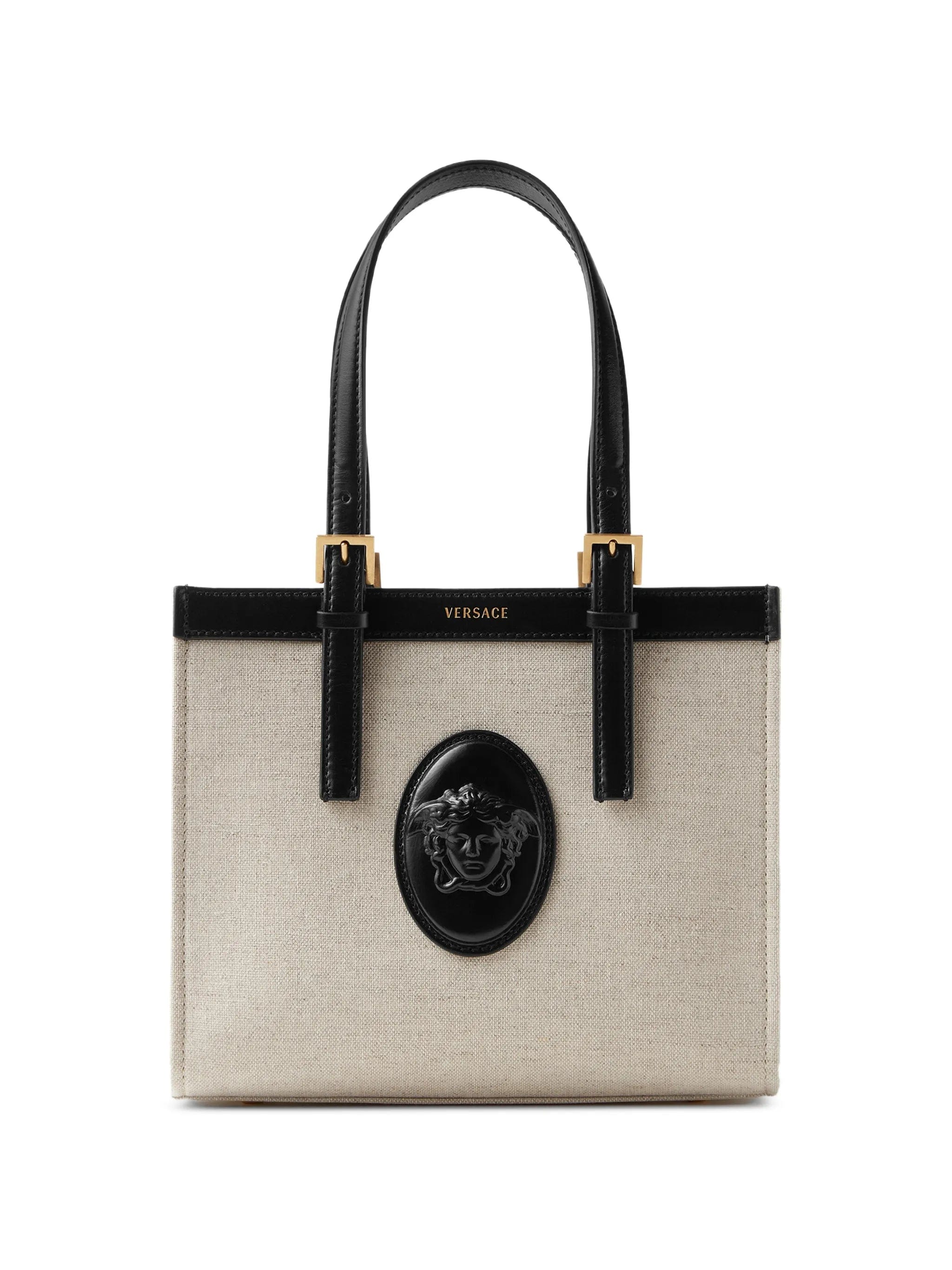Versace Rivière mini canvas tote