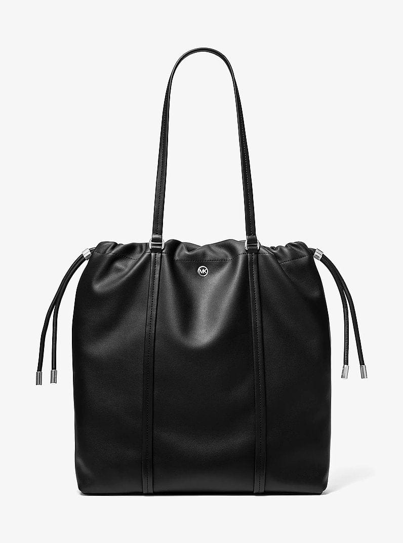 Michael Kors Matilda Large Cinch Tote Bag Black