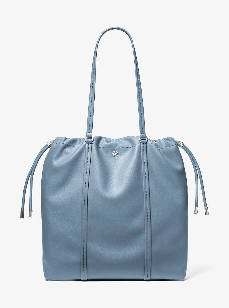 Michael Kors Matilda Large Cinch Tote Bag Denim