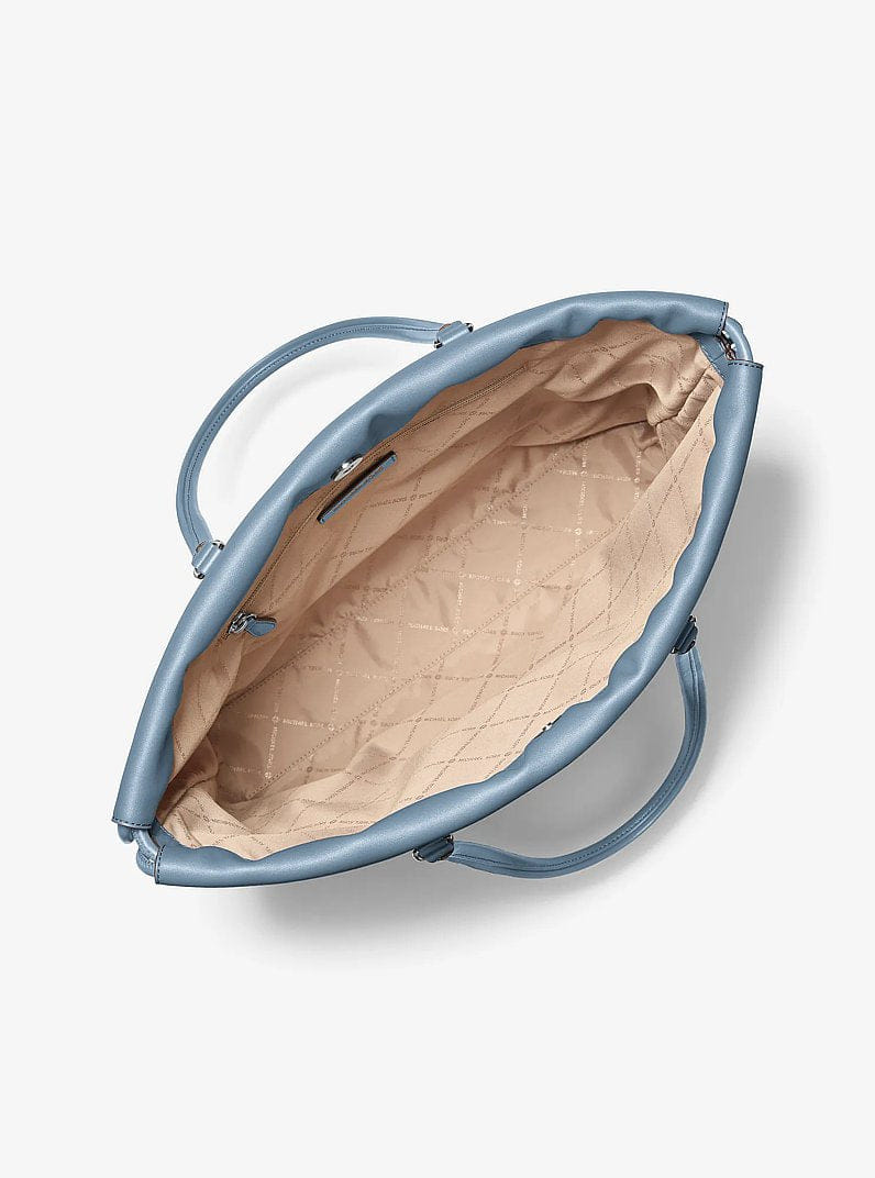 Michael Kors Matilda Large Cinch Tote Bag Denim