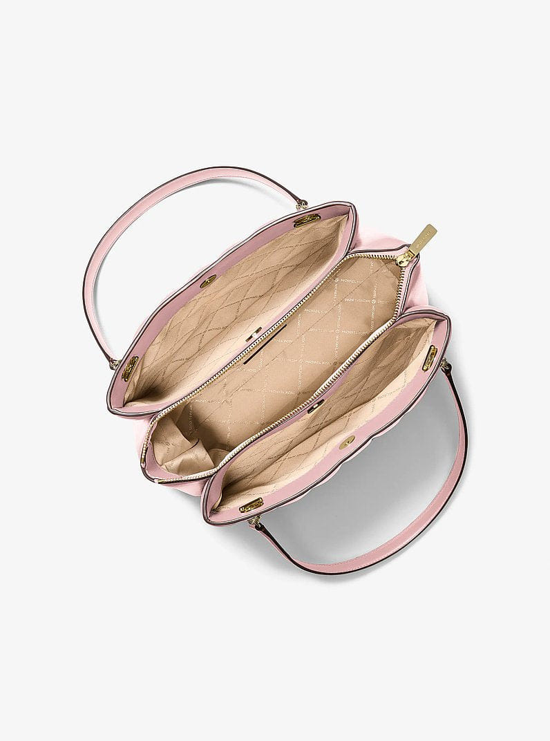 Michael Kors Soho Medium Quilted Tote Bag Powder Blush