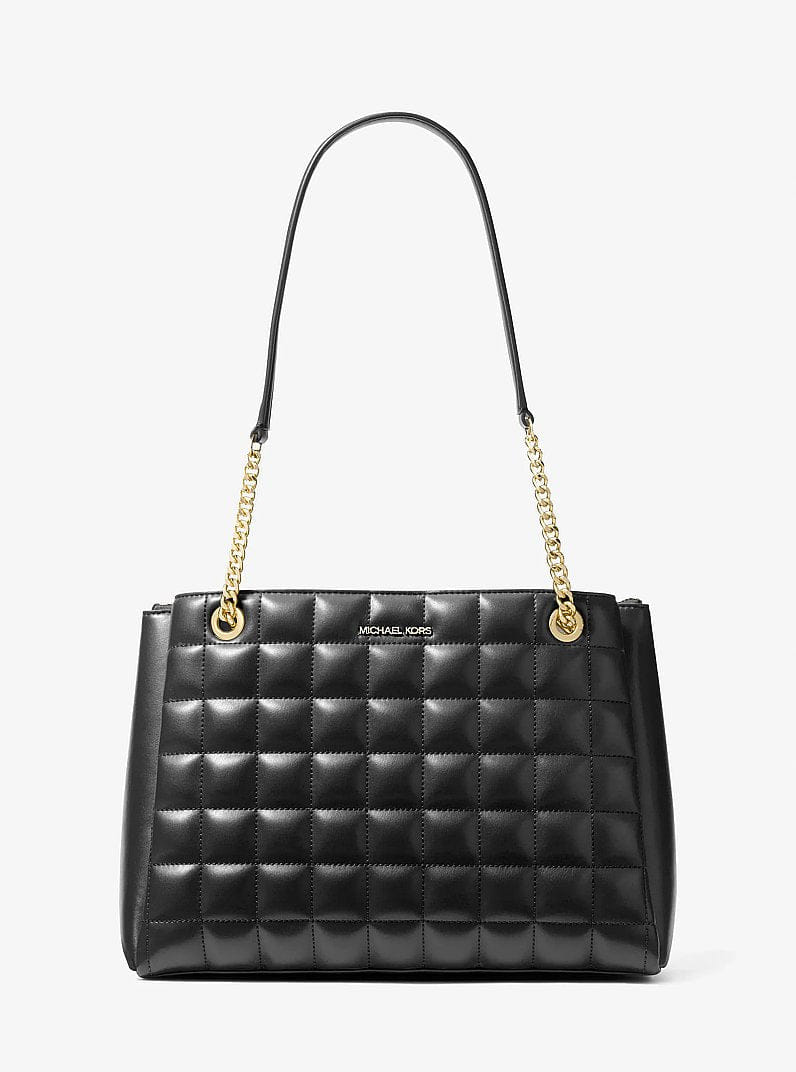 Michael Kors Soho Medium Quilted Tote Bag Black