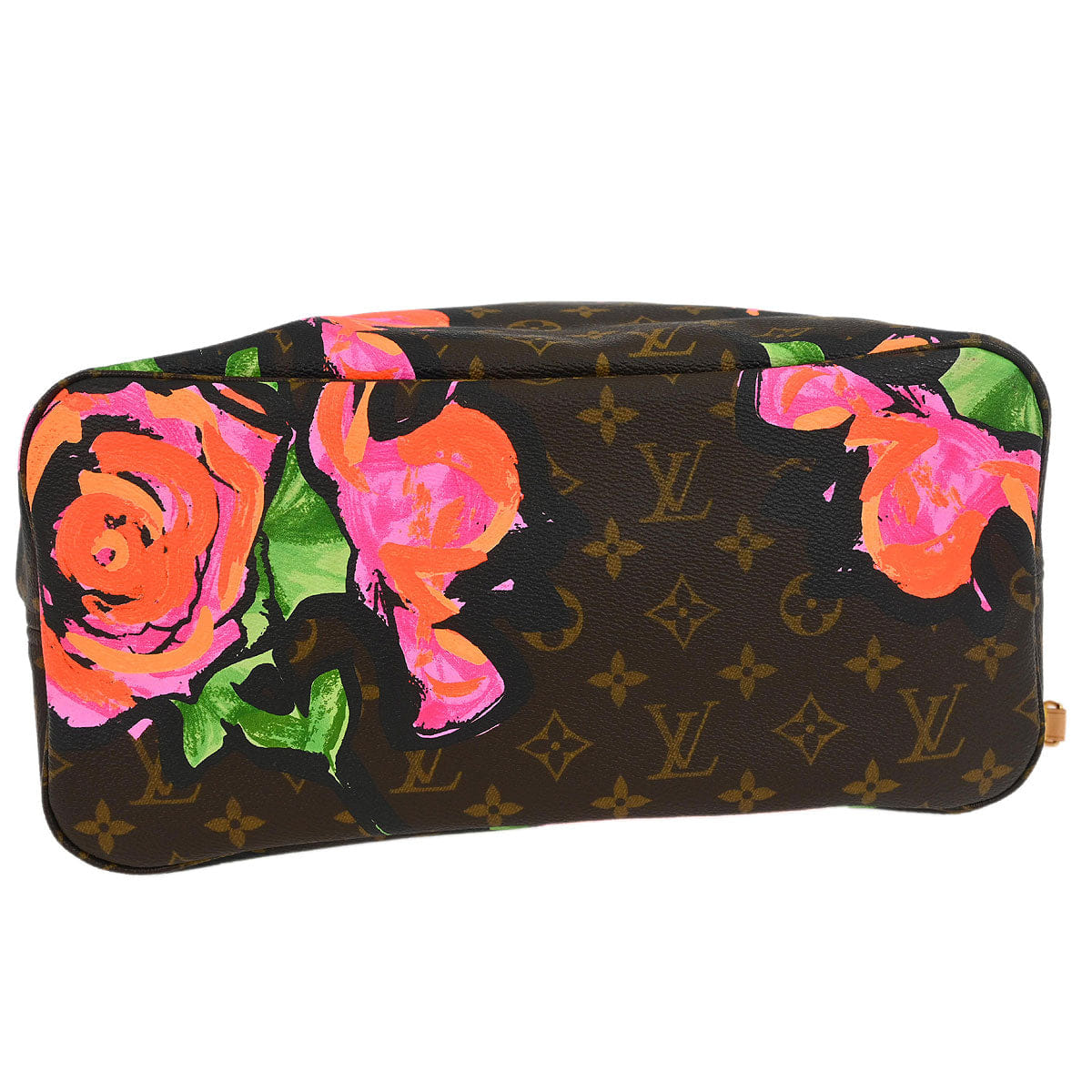 Louis Vuitton 2008 Monogram Rose Neverfull MM Shoulder Tote Bag M48613
