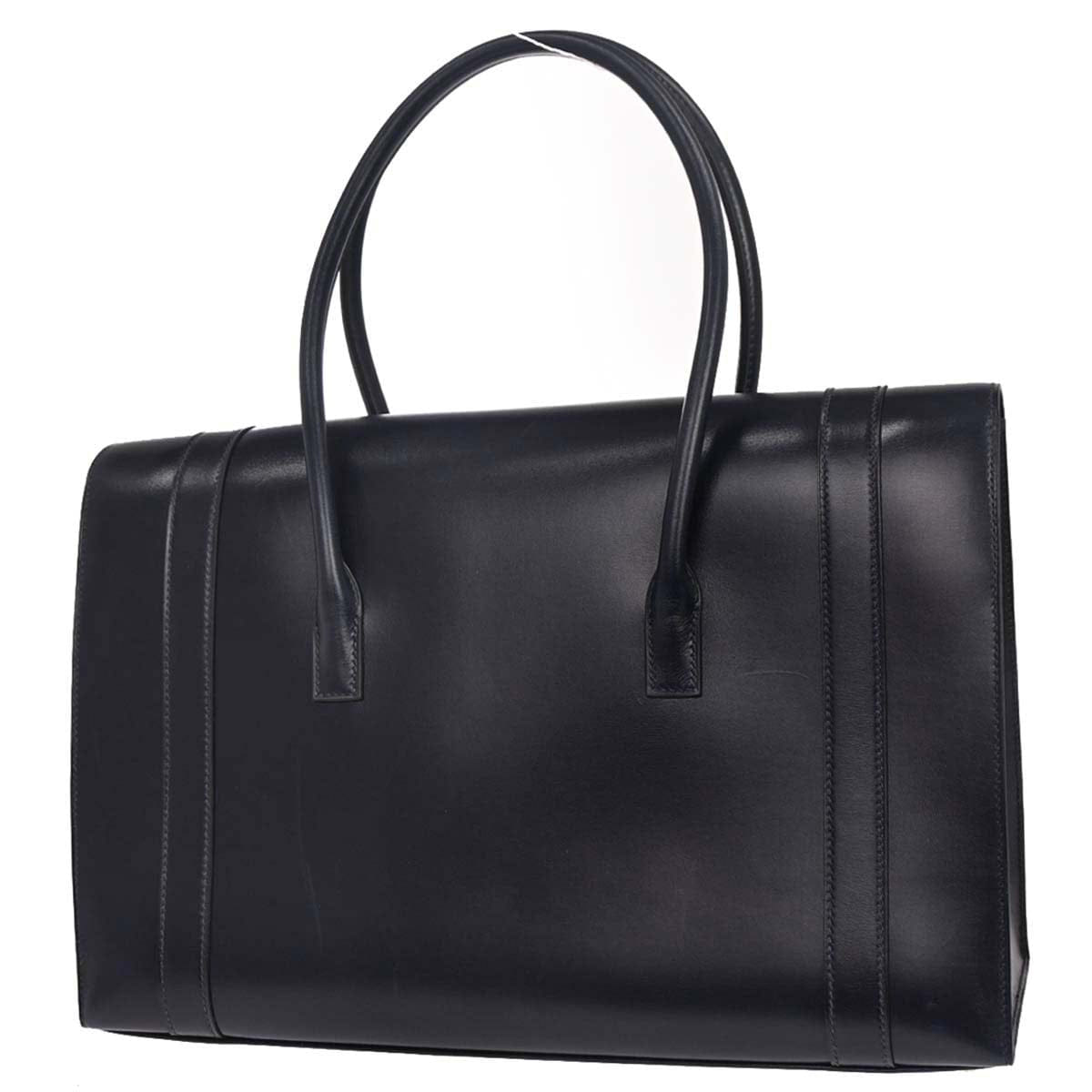 Hermes 2000 Blue Indigo Box Calf Drag 2 37 Handbag