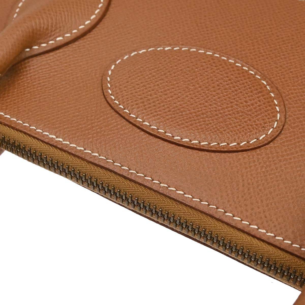 Hermes Gold Courchevel Bolide 35 Handbag