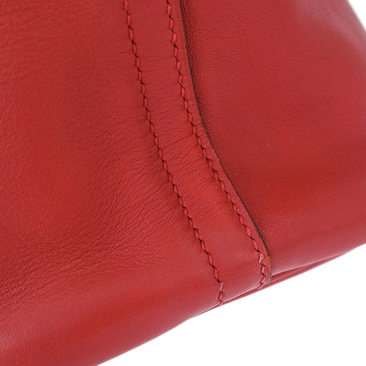 Hermes Vermilion Swift Bolide 35 2way Shoulder Handbag