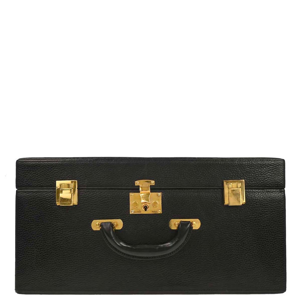 Hermes Black Ardennes Trunk Handbag