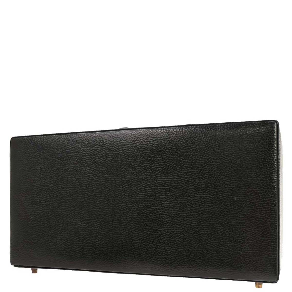 Hermes Black Ardennes Trunk Handbag