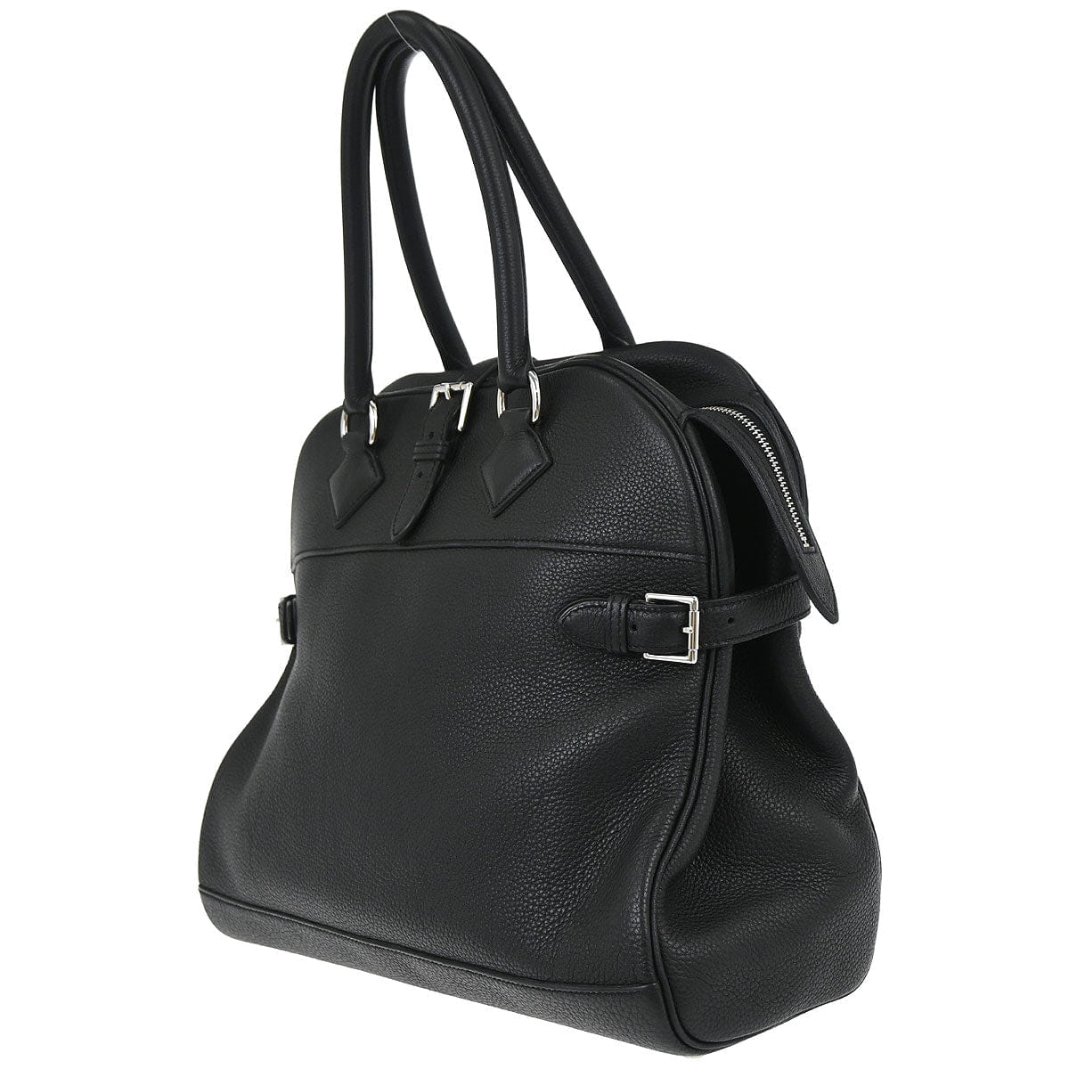 Hermes Black Togo Atlus 35 Handbag