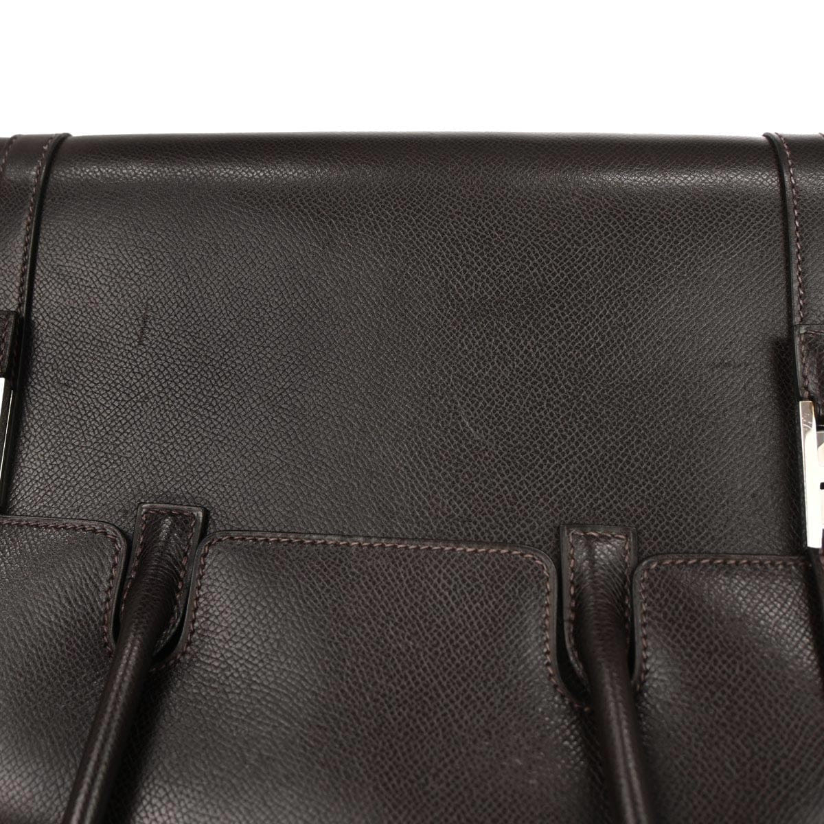 Hermes Ebene Lisse Drag 2 32 Handbag