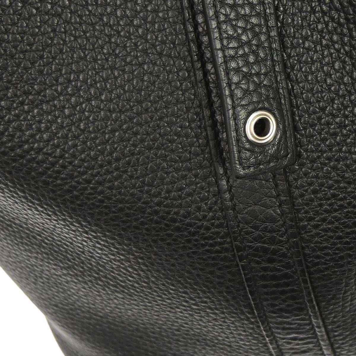 Hermes Black Taurillon Clemence Picotin Lock 26 GM Handbag