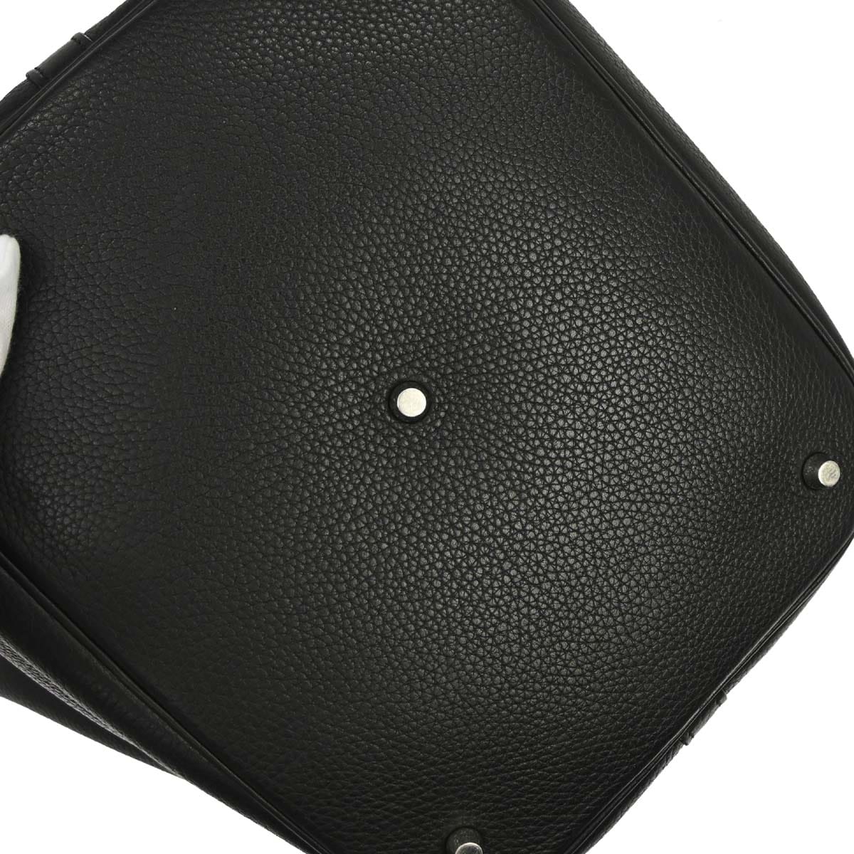 Hermes Black Taurillon Clemence Picotin Lock 26 GM Handbag