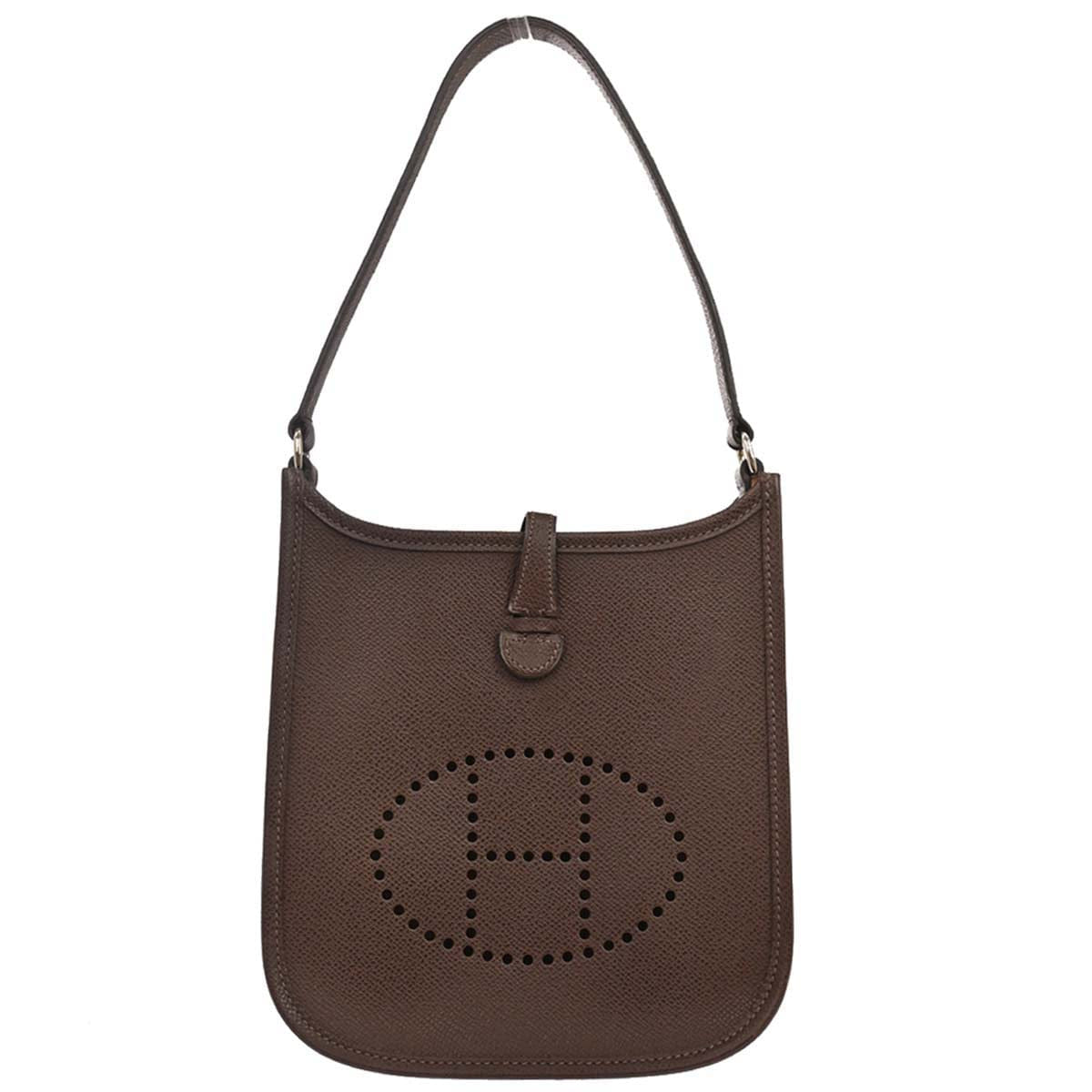 Hermes Ebene Epsom Evelyne TPM Handbag