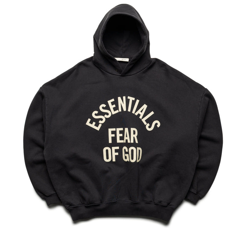 Fear Of God Essentials Campus 90's Hoodie - Faded Black