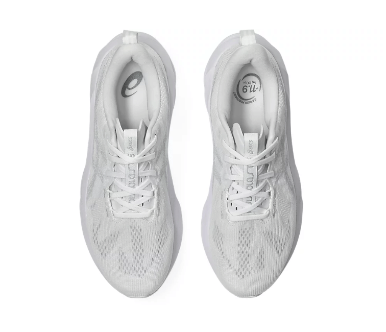 ASICS Women's Asics Novablast 5 (White/Piedmont Grey)