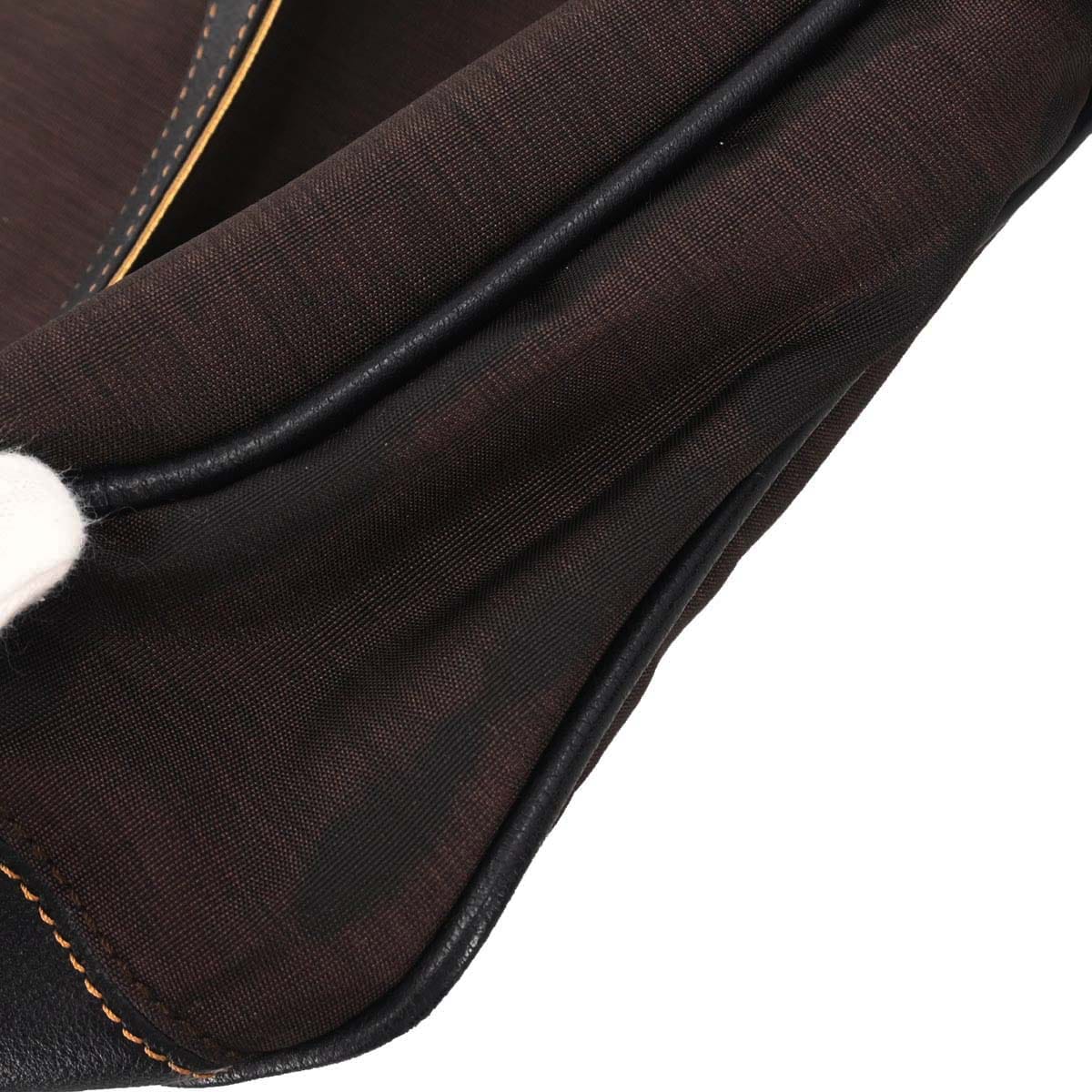 Loewe * Brown Nylon Anagram Handbag