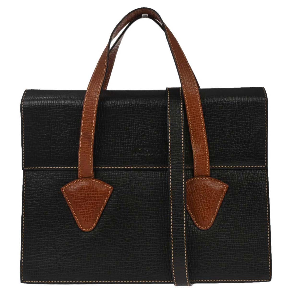 Loewe Black Leather 2way Shoulder Handbag