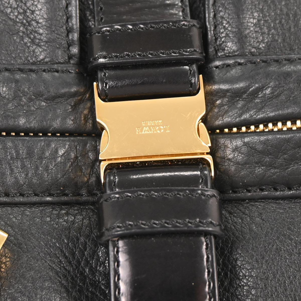 Loewe Black Leather Laura 26 Handbag