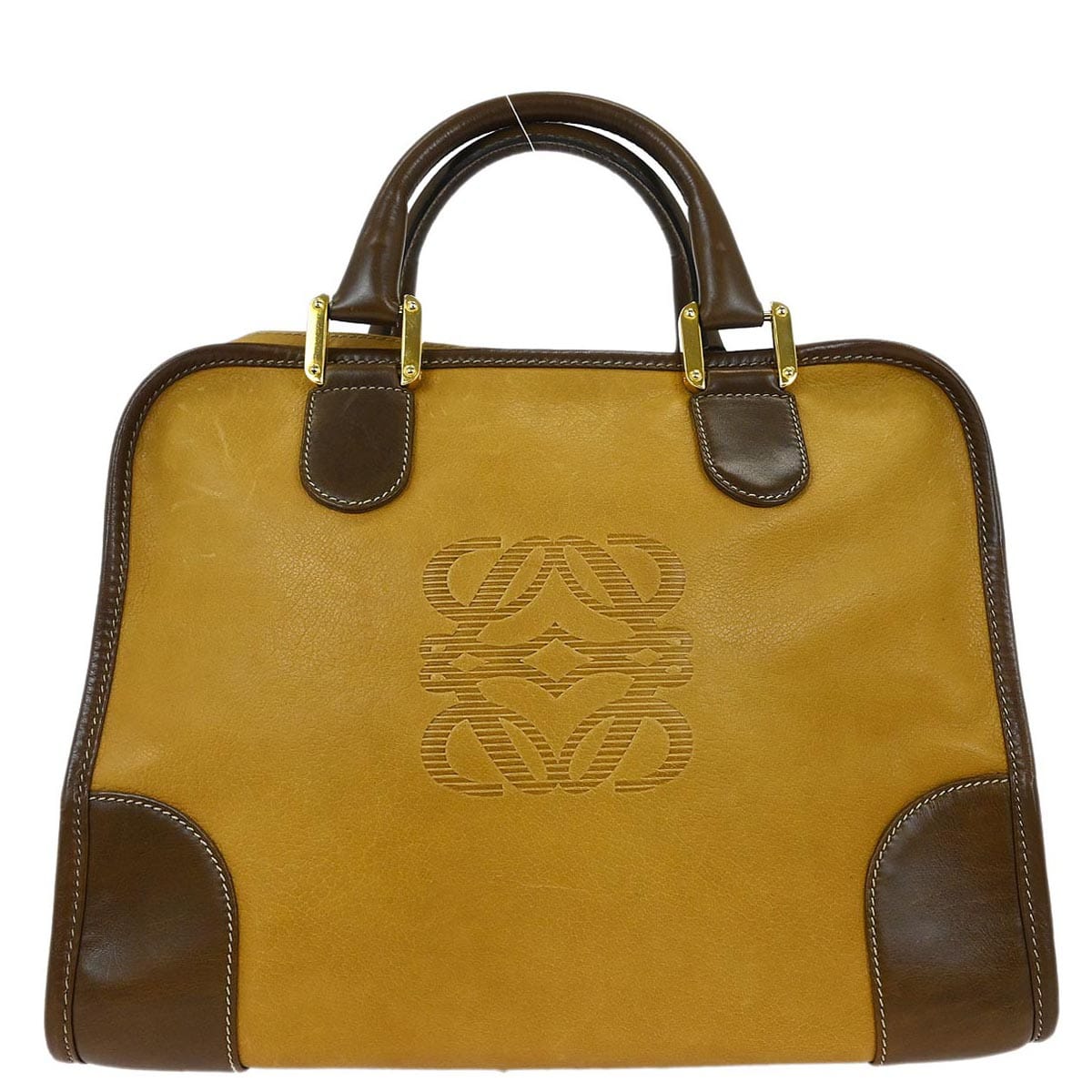 Loewe Beige Leather Handbag