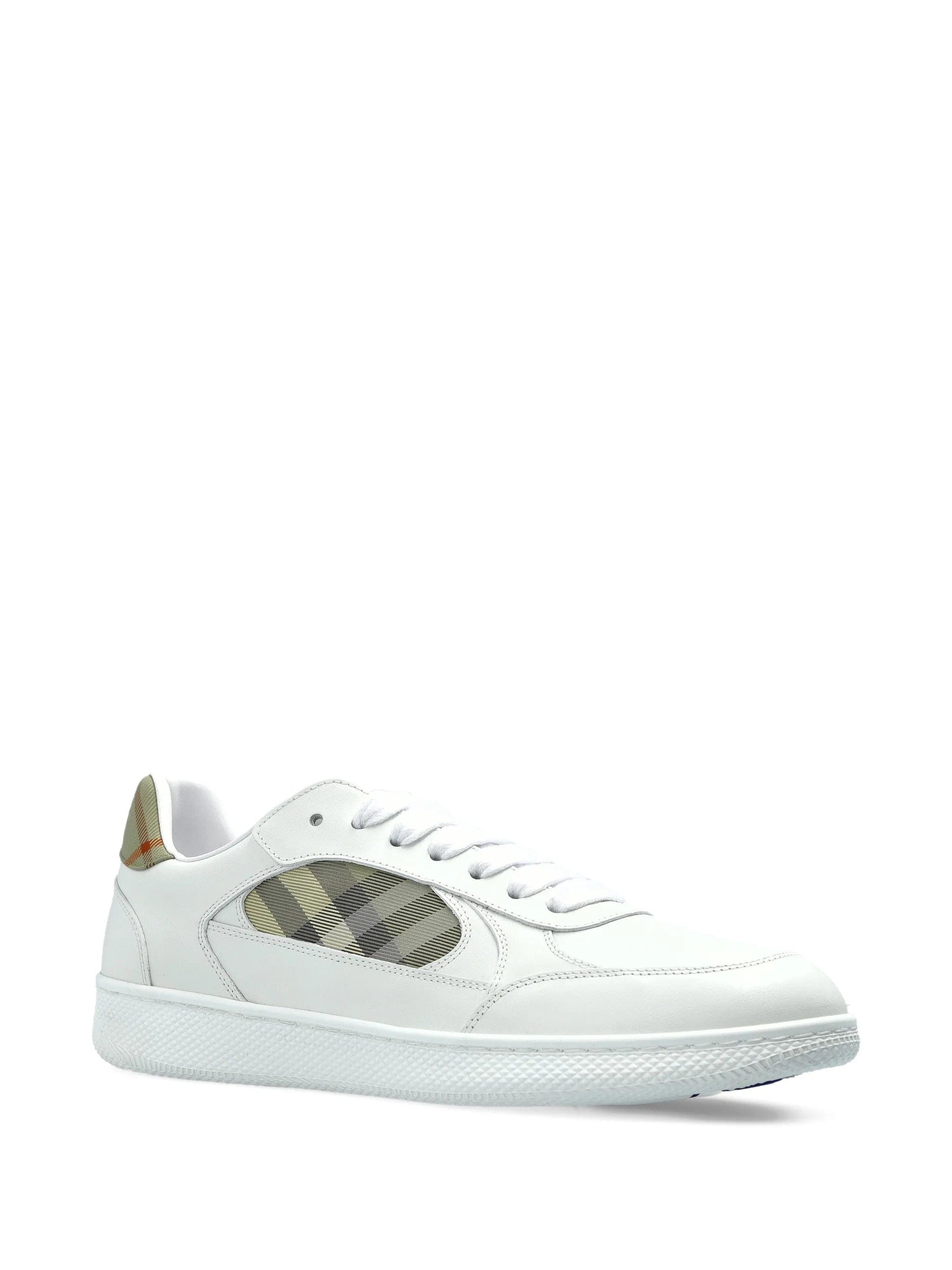 Burberry Terrace check panelled sneakers